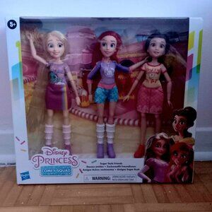 Disney Princess Comfy Squad Sugar Style Friends - Rapunzel, Ariel, Belle